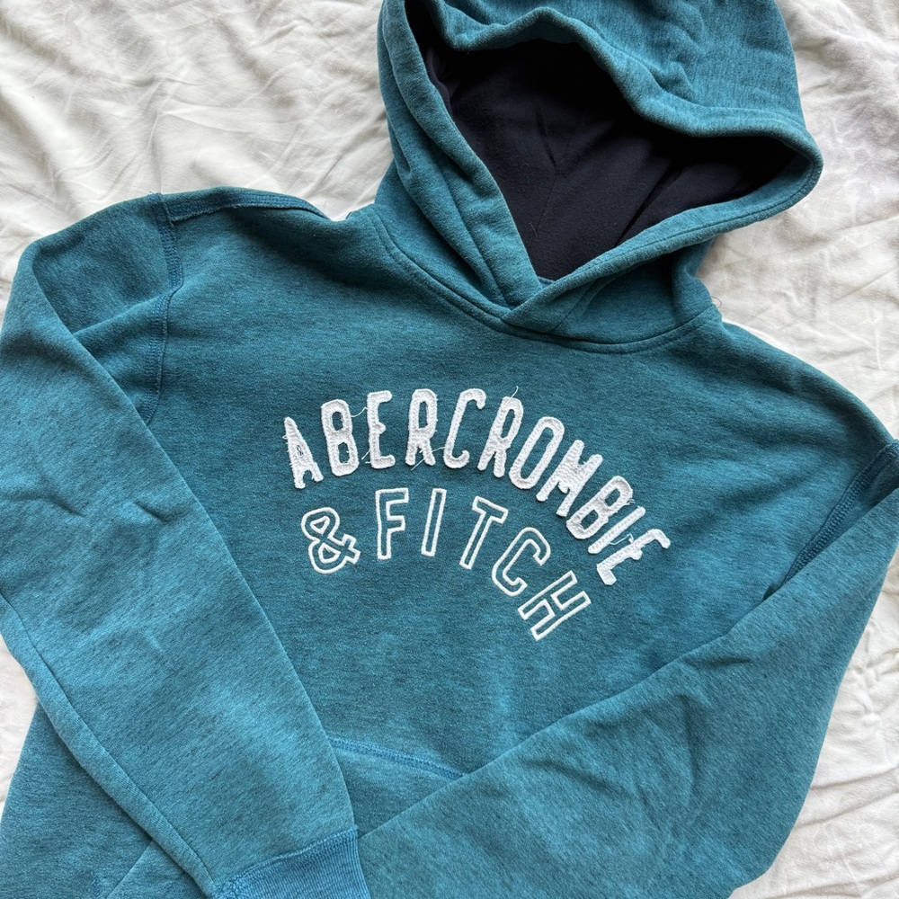 Abercrombie & Fitch Teal Blue Hoodie
